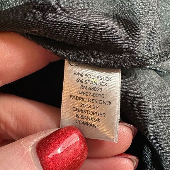 NWT CJ Banks Floral Blouse‎ Black & Purple Coquette Top Size 3X SS Whimsy Fairy - Picture 11 of 11